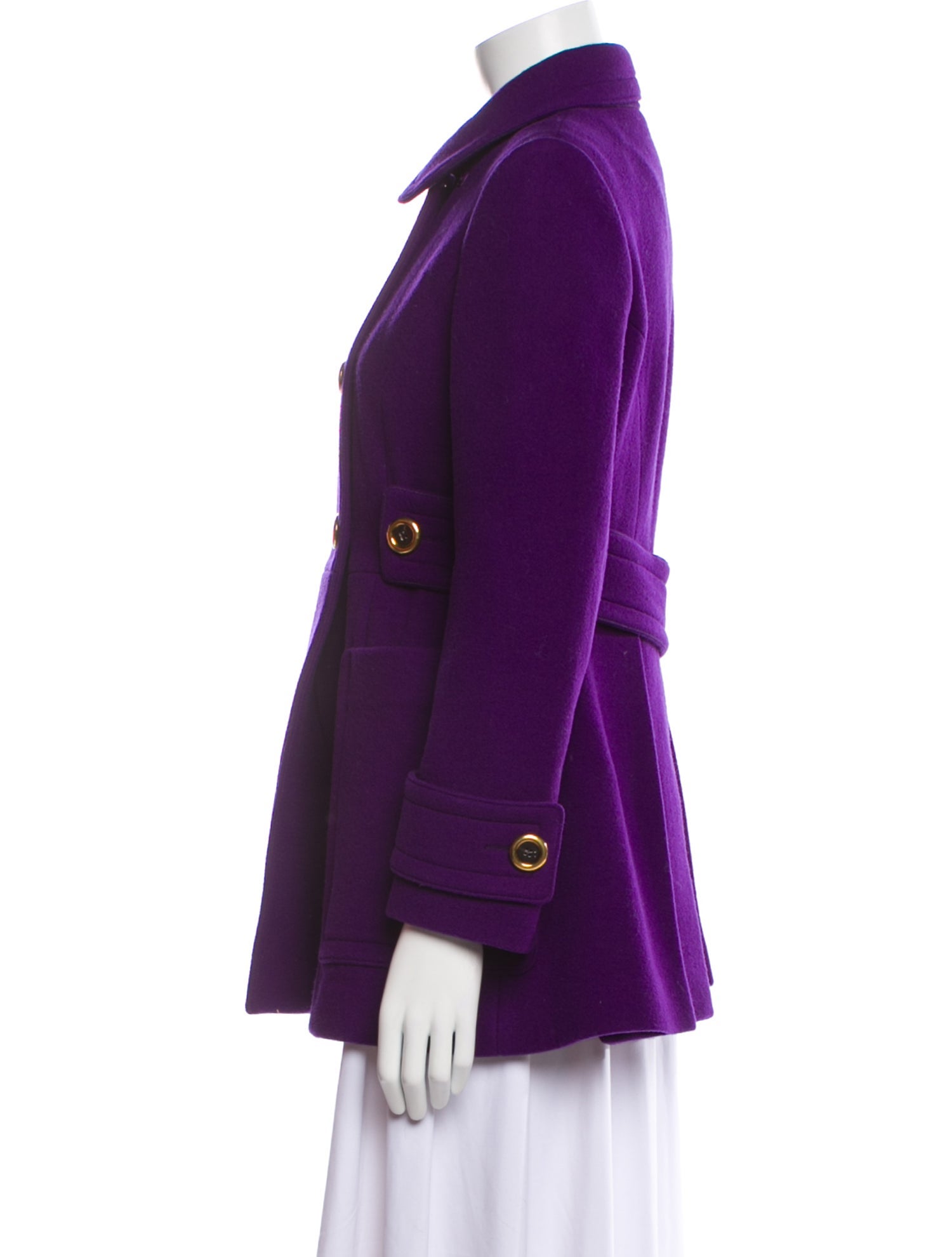 Miu Miu 2016 Virgin Wool Peacoat