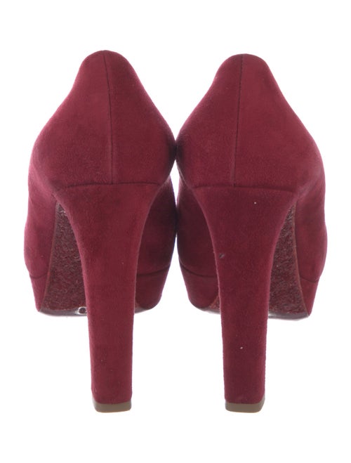 Miu Miu Suede Glitter Accents Pumps