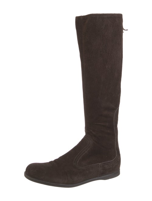Miu Miu Suede Riding Boots