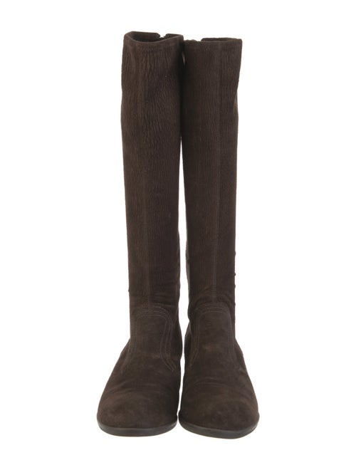Miu Miu Suede Riding Boots
