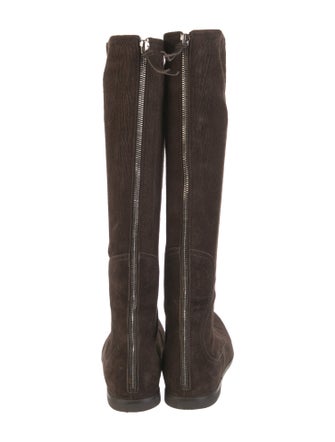 Miu Miu Suede Riding Boots