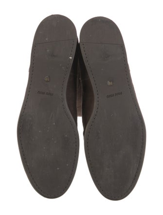 Miu Miu Suede Riding Boots