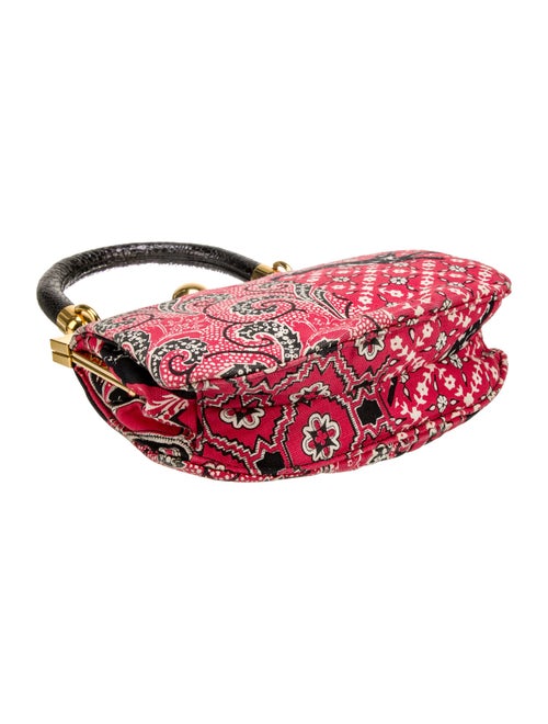 Miu Miu Canvas Top Handle Bag