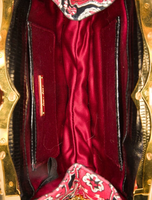 Miu Miu Canvas Top Handle Bag