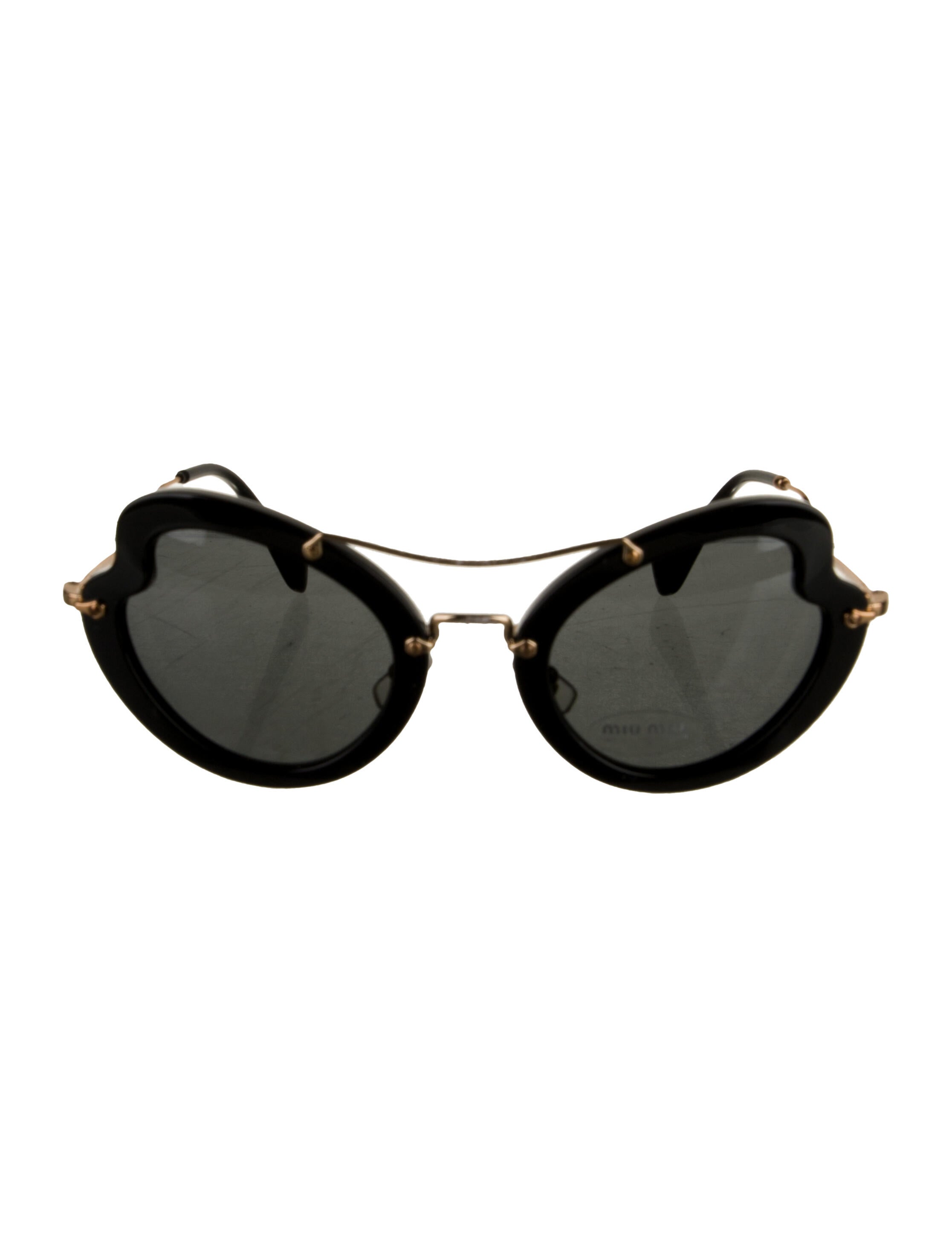 Miu Miu Shield Tinted Sunglasses