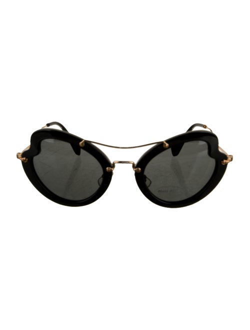 Miu Miu Shield Tinted Sunglasses