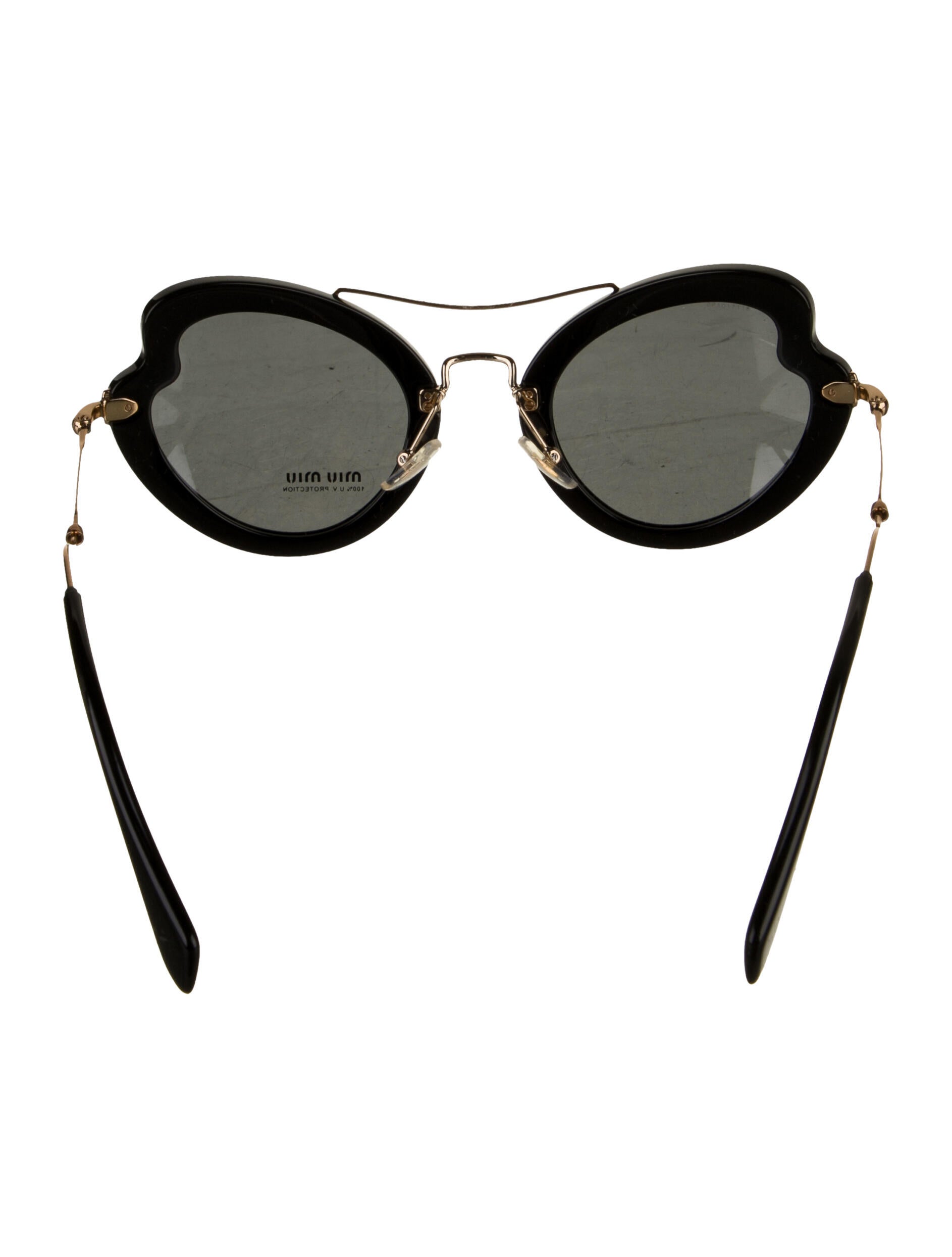 Miu Miu Shield Tinted Sunglasses
