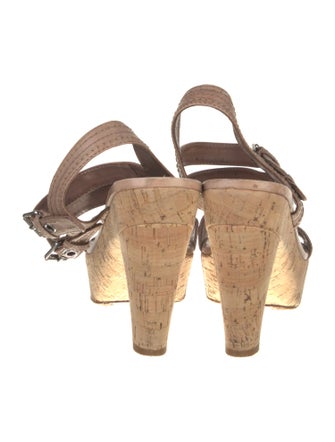 Miu Miu Leather Sandals