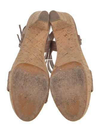 Miu Miu Leather Sandals