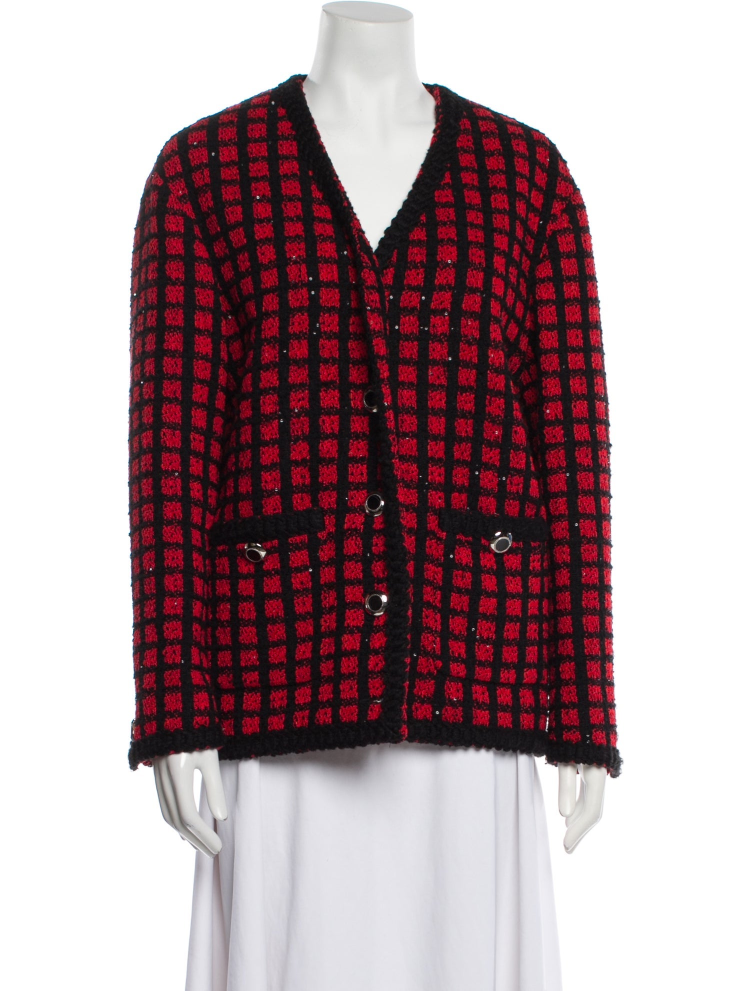 Miu Miu 2019 Plaid Print Jacket