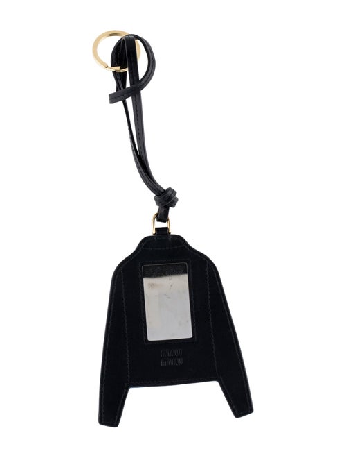 Miu Miu Two-Tone Leather Bag Charm