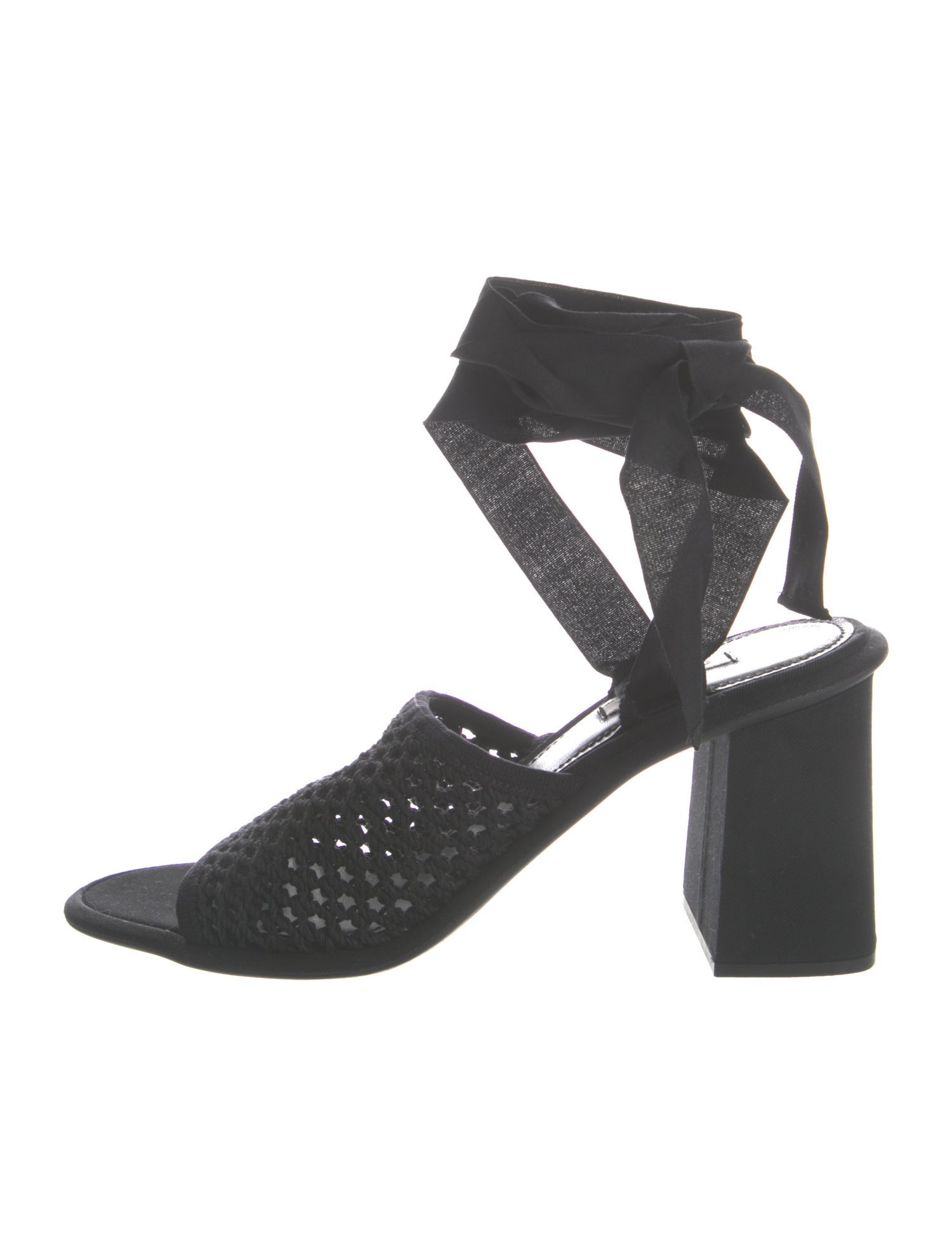 Miu Miu Mesh Accents Sandals