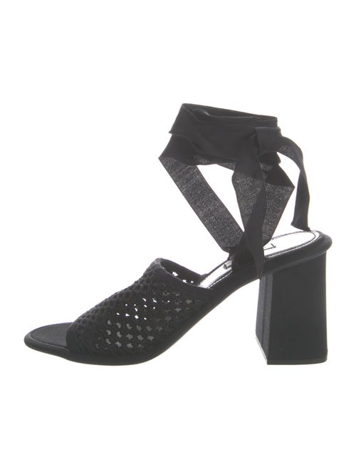 Miu Miu Mesh Accents Sandals