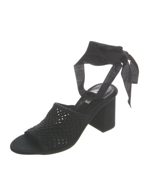 Miu Miu Mesh Accents Sandals