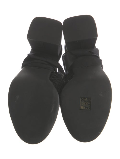 Miu Miu Mesh Accents Sandals