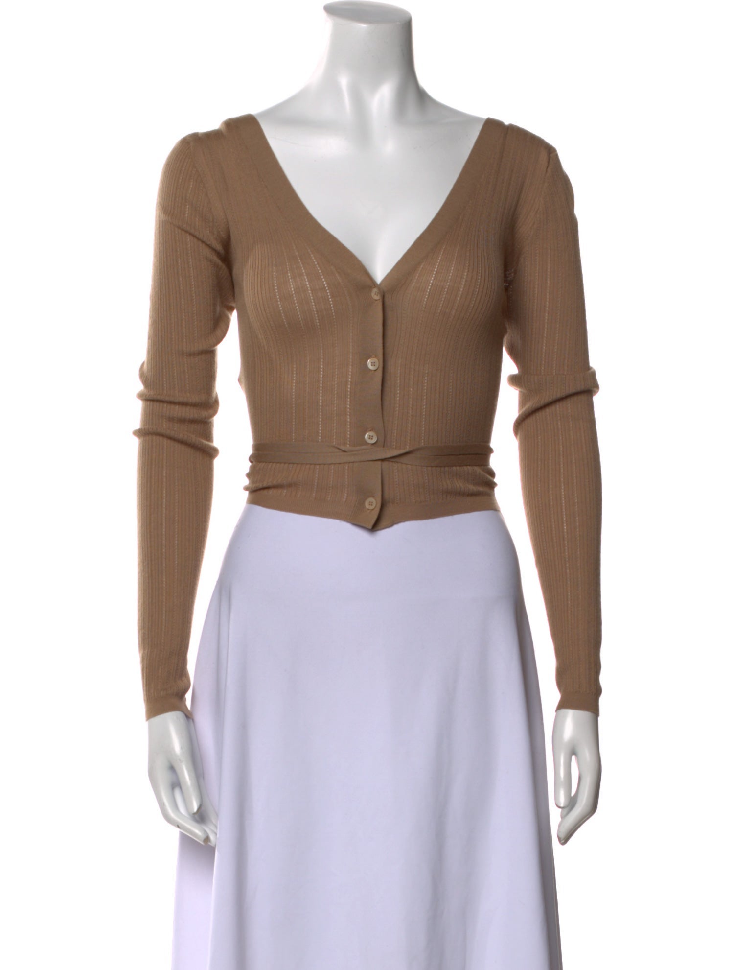 Miu Miu 2021 Virgin Wool Crop Top w/ Tags