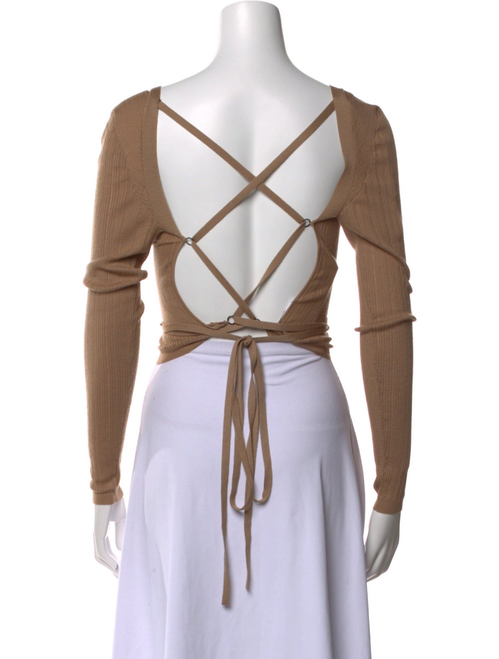 Miu Miu Virgin Wool Crop Top From the 2021 Collec… - image 3