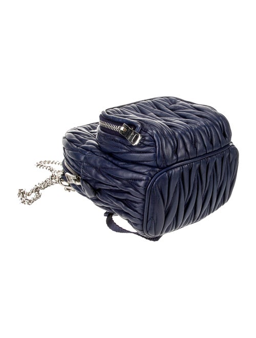 Miu Miu Leather Matelasse Mini