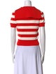 Miu Miu 2021 Striped Polo