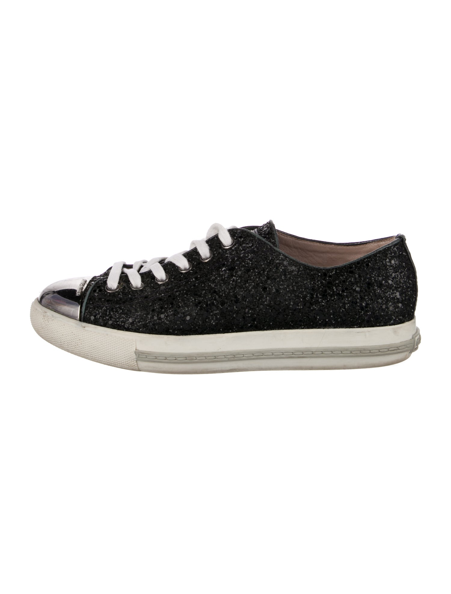 Miu Miu Glitter Sneakers