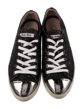 Miu Miu Glitter Sneakers
