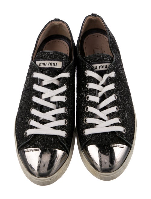Miu Miu Glitter Sneakers