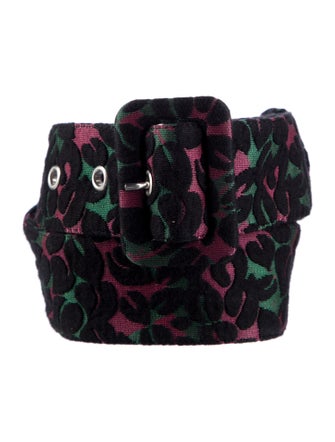 Miu Miu Canvas Waist Belt