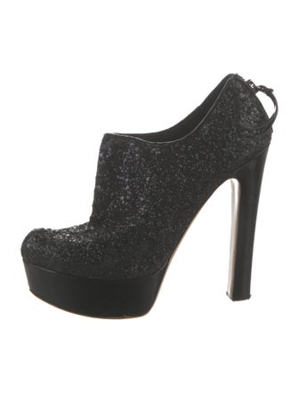 Miu Miu Glitter Glitter Accents Pumps