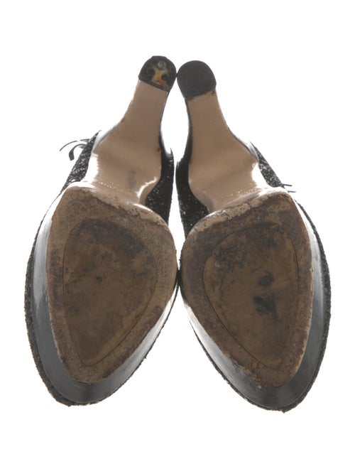 Miu Miu Glitter Glitter Accents Pumps