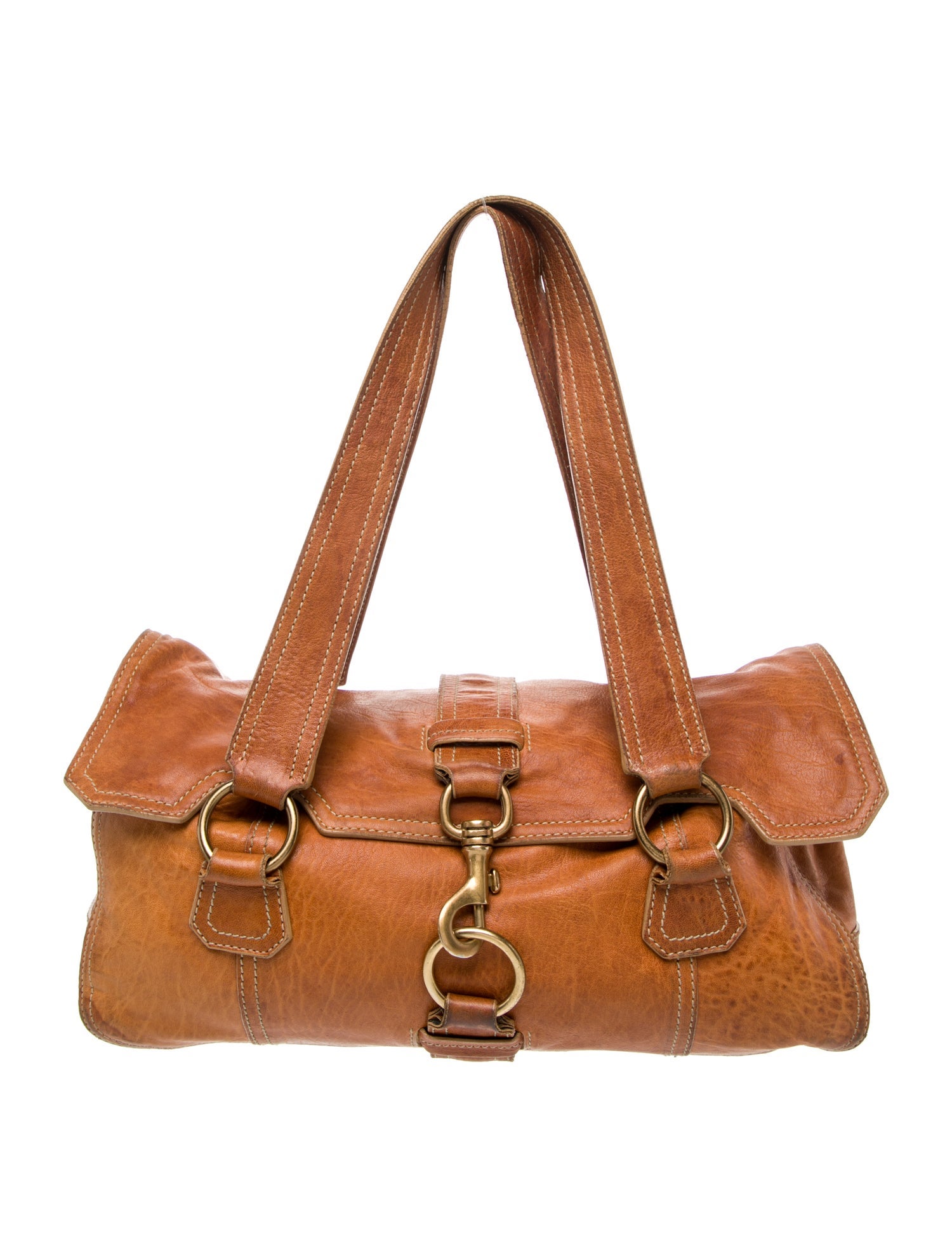 Miu Miu Leather Top Handle Bag Vintage