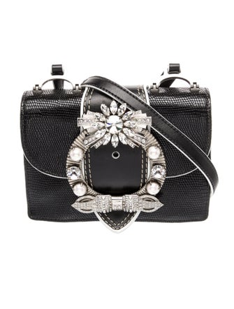 Miu Miu Embossed Leather Lady