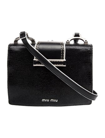 Miu Miu Embossed Leather Lady