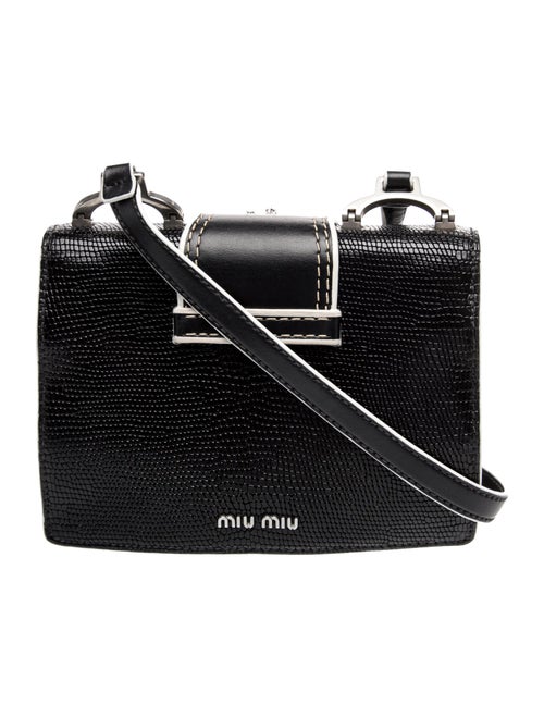 Miu Miu Embossed Leather Lady