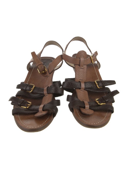 Miu Miu Leather Gladiator Sandals