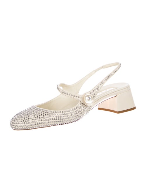 Miu Miu Patent Leather Slingback Pumps