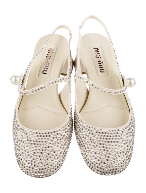 Miu Miu Patent Leather Slingback Pumps