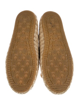 Miu Miu Suede Printed Espadrilles