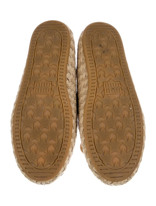 Miu Miu Suede Printed Espadrilles