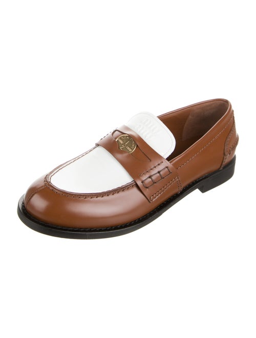 Miu Miu Leather Loafers