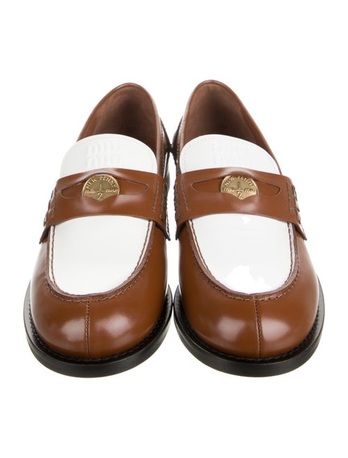 Miu Miu Leather Loafers