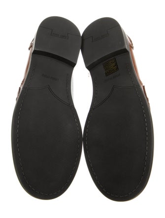 Miu Miu Leather Loafers