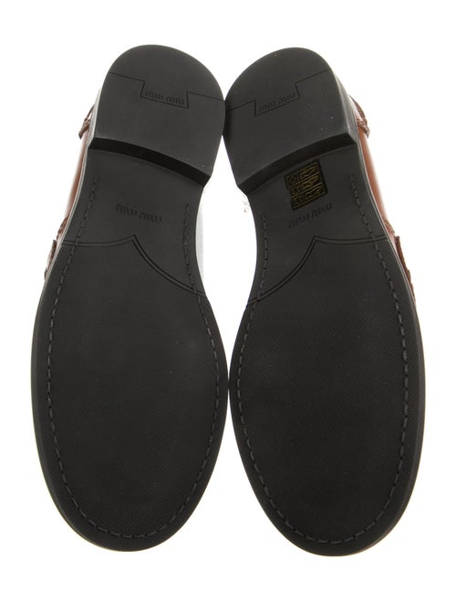 Miu Miu Leather Loafers
