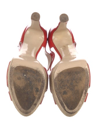 Miu Miu Patent Leather Sandals