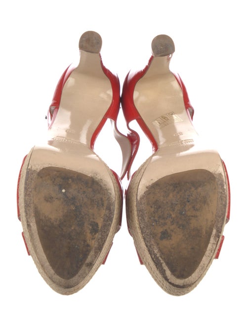 Miu Miu Patent Leather Sandals