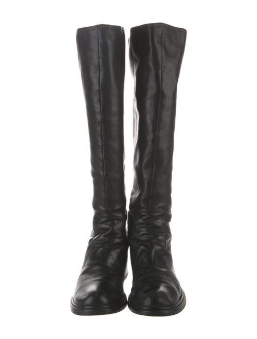 Miu Miu Leather Riding Boots