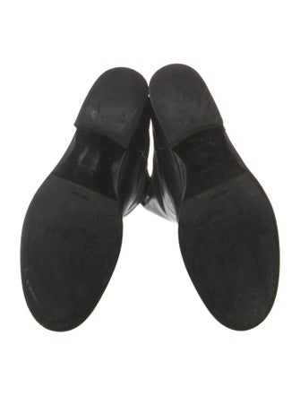 Miu Miu Leather Riding Boots