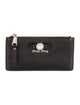 Miu Miu Faux Pearl Accents Leather Wallet