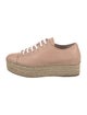 Miu Miu Leather Espadrille Sneakers