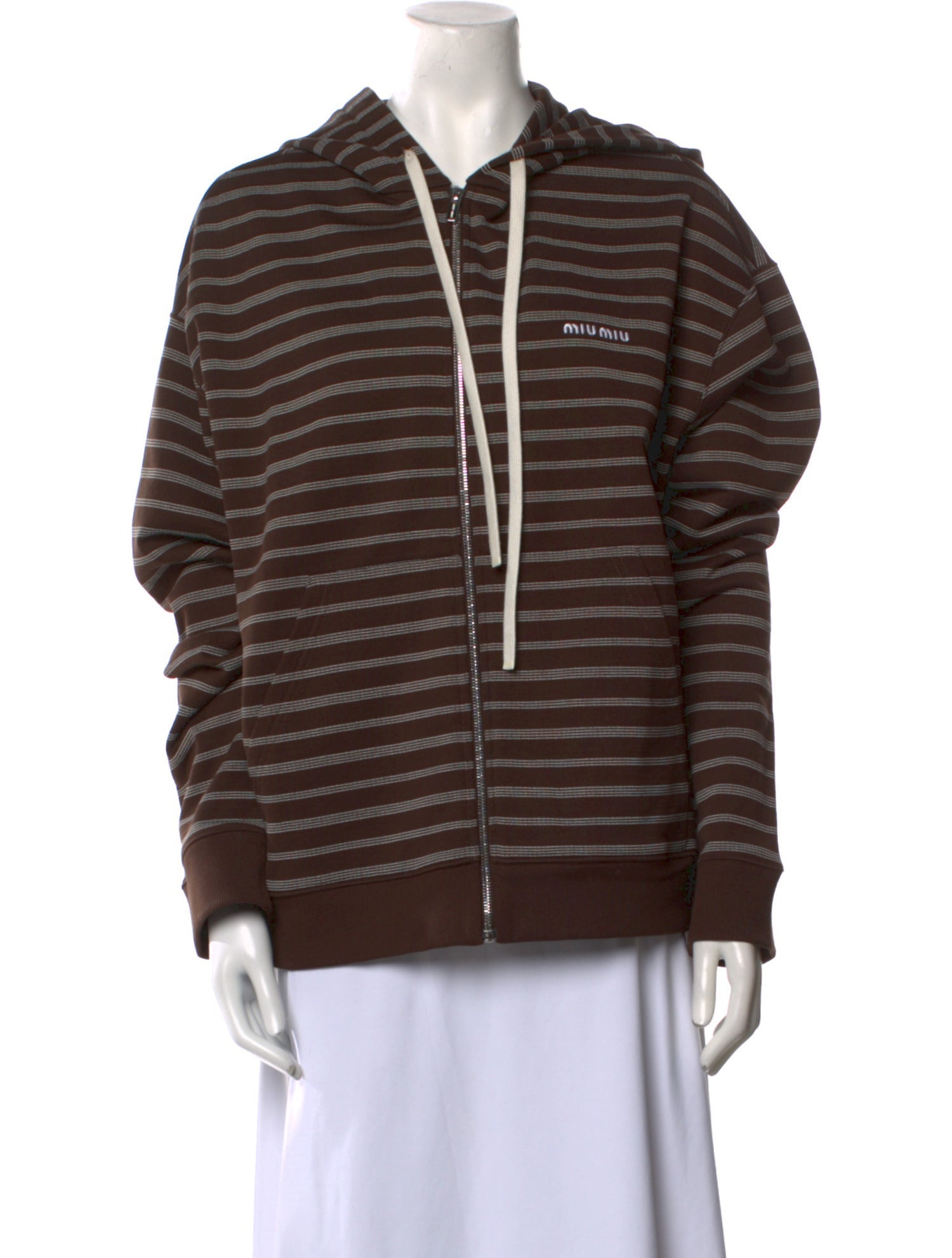 Miu Miu 2025 Striped Sweatshirt w/ Tags