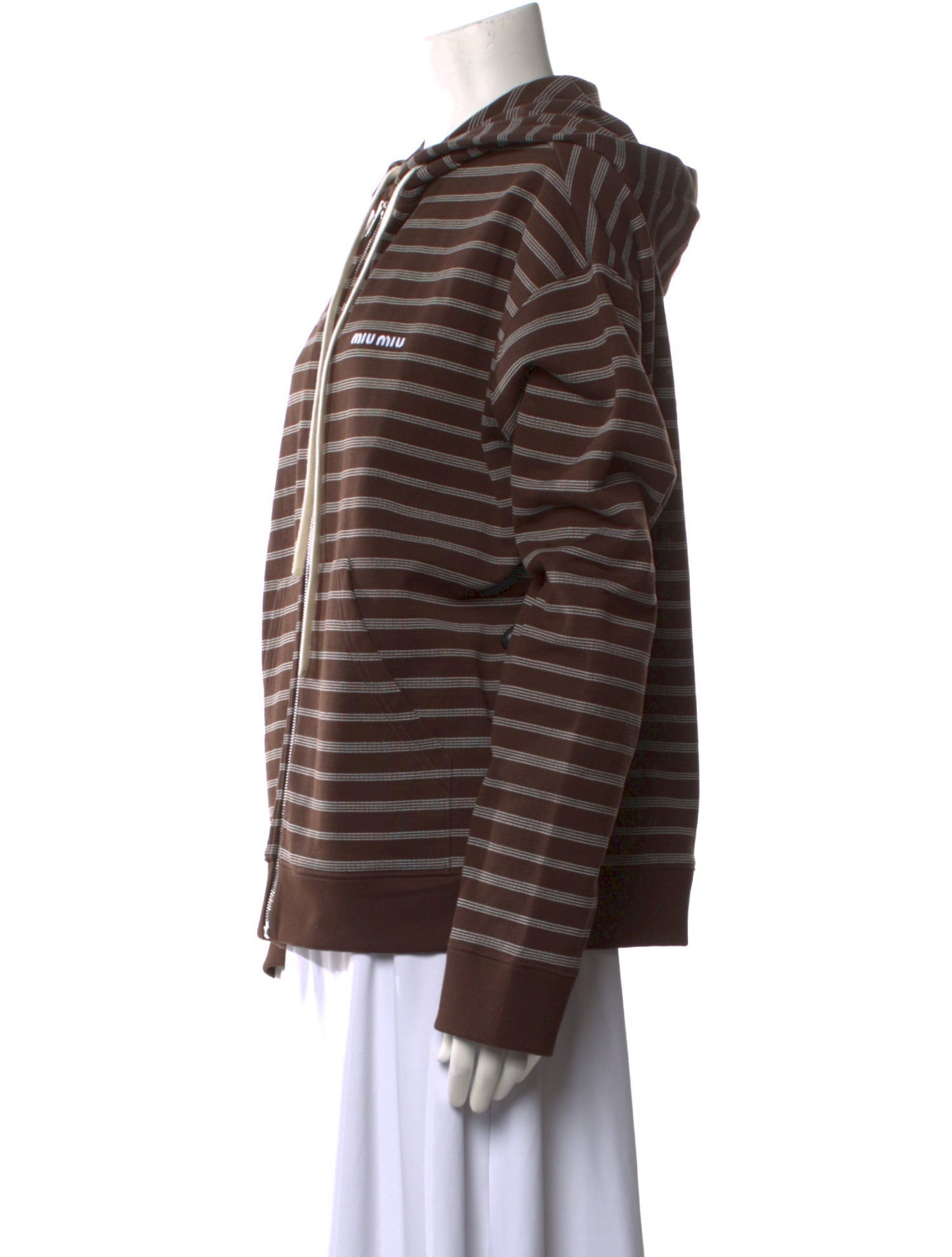 Miu Miu 2025 Striped Sweatshirt w/ Tags